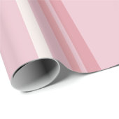 Classic Pink Stripe Cadeaupapier (Rol Hoek)