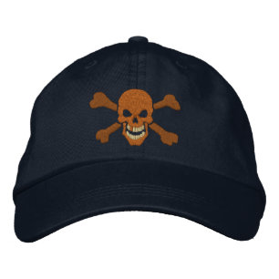 Classic Pirate Crossbones Skull Embroidery Geborduurde Pet