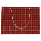 Classic Plaid Merry Christmas Festive -  Groot Cadeauzakje (Achterkant)