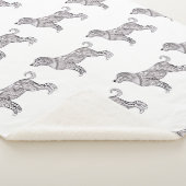 Classic Plaid Sherpa Blanket Sherpa Deken (3/4)