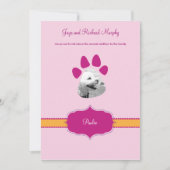 "Classic Prep" Nouveau Chiot / Faire-part Chat fil (Devant)