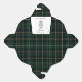Classic Preppy Bear Designer Plaid Baby Shower Bedankdoosjes (Ongevouwen)