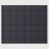 Classic Preppy Blue Tartan Plaid Pattern Cadeaupapier (Vlak)
