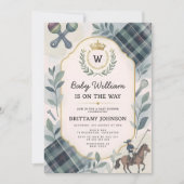 Classic Preppy Charm Baby shower Kaart (Voorkant)