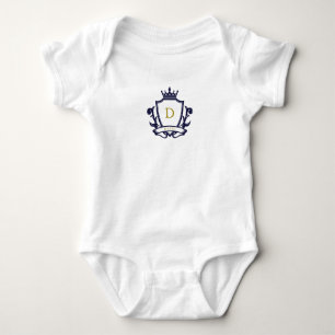 Classic Preppy Charm Plaid Equestrian Baby shower Romper