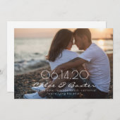 Classic & Pretty enregistrer la carte de date (Devant / Derrière)