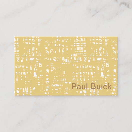 Classic Professional Sepia Pattern Visitekaartje (Voorkant)