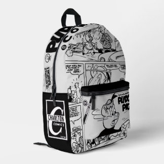 Classic PUDGY PIG Backpack Bedrukte Rugzak