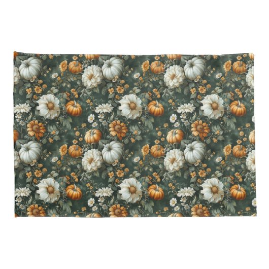 Classic Pumpkin Patch Pattern Kussensloop Set (Achterkant-Rechts)