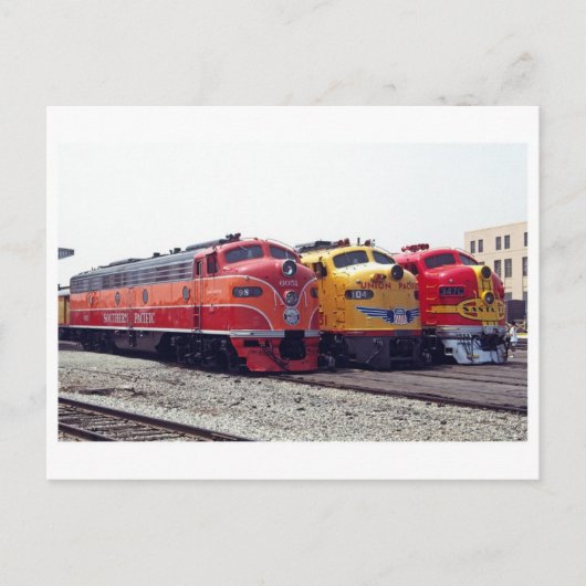 Classic Railroad Briefkaart (Voorkant)