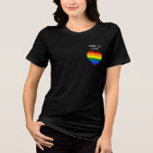 Classic Rainbow Pride T-shirt (Voorkant)