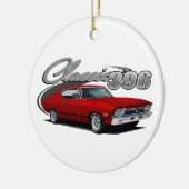 Classic Red 396 Keramisch Ornament (Links)