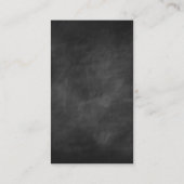 Classic Red Apple Chalkboard leraar Visitekaartje (Achterkant)