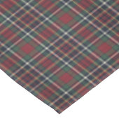 Classic Red Dark Blue Green Plaid Pattern Tafelkleed (Gekanteld)