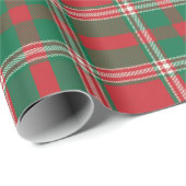 Classic Red Green White Christmas Cadeaupapier (Rol Hoek)
