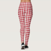 Classic Red Houndstooth Leggings Motifs (Dos)