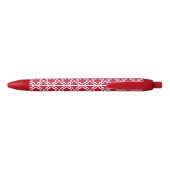 Classic Red Kerstmis Kantoor Writing Pen Gift (Achterkant)
