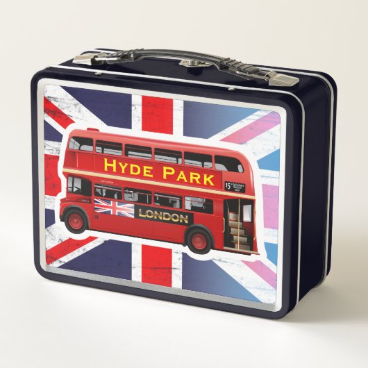 Classic Red London Double-Decker Bus (Achterkant)