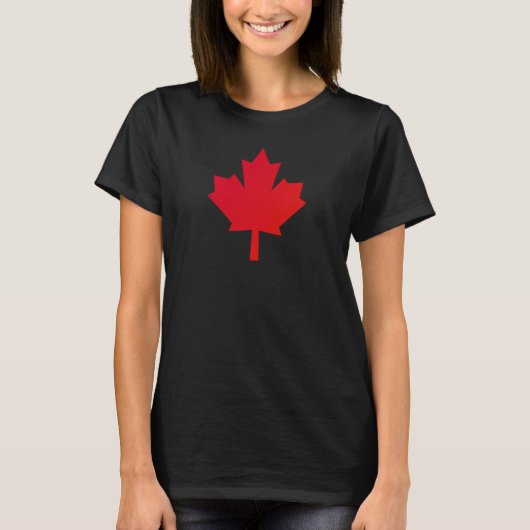 Classic Red Maple Leaf Canada T-shirt (Voorkant)