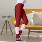 Classic Red Pink Valentine's Day Girlfriend Gift Leggings