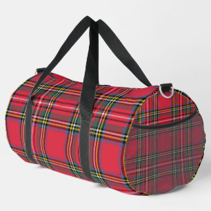 Classic Red Plaid Voetbal Football Basketbal Plunjezak