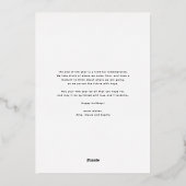 Classic Red Pset Pattern Merry kerstfoto Folie Feestdagenkaart (Achterkant)