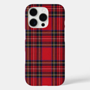 Classic Red Tartan Plaid iPhone 16 Pro Hoesje