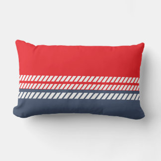 Classic Red White and Blue with Stripes  Kussen