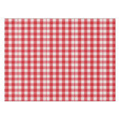 Classic Red & White Gingham Tablecloth Tafelkleed (Voorkant (Horizontaal))