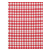 Classic Red & White Gingham Tablecloth Tafelkleed (Voorkant)