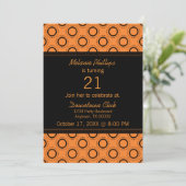 Classic Refinement 21e Invitation de fête d'annive (Debout devant)