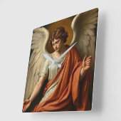 Classic Renaissance Angel Wall Clock Vierkante Klok (Hoek)