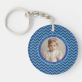 Classic Retirement Gifts For Men Stripe Pattern Sleutelhanger