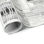 Classic Retro Adverteren Cadeaupapier (Rol Hoek)