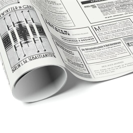 Classic Retro Adverteren Cadeaupapier (Rol Hoek)