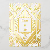 Classic Retro Anniversaire Diner Party Menu (Recto)