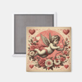 Classic//Retro Cupido Valentijnsdag Magneet (Voorkant / Achterkant)