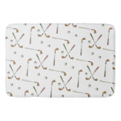 Classic Retro Golf Golfer Club Ball Pattern Badmat (Voorkant)