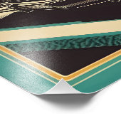 Classic rétro poster de voiture vintage (Coin)