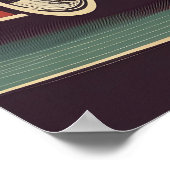 Classic retro vintage auto poster (Hoek)