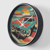 Classic retro vintage auto poster (Hoek)