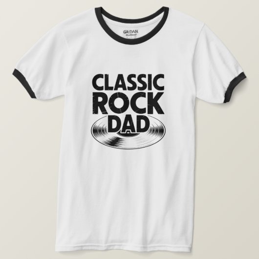 Classic Rock Dad Ringer T-shirt - Mannen (Design voorkant)