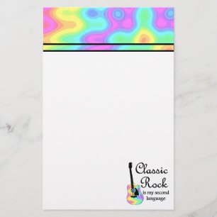 Classic Rock is mijn tweede taal Briefpapier