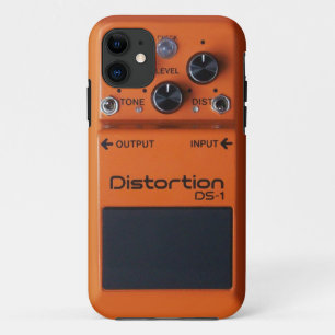 Classic Rock Oranje Distortion Pedal iPhone 11 Hoesje