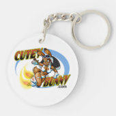 CLASSIC ROCKET BUNNY! SLEUTELHANGER (Achterkant)