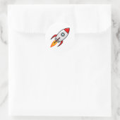 Classic Rocketship Sticker (Tas)