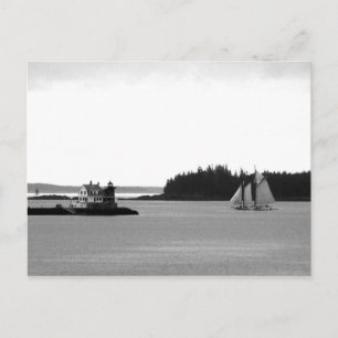 Classic Rockland Harbour-briefkaart Briefkaart