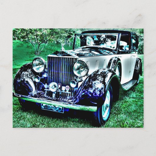 Classic Roll Royce Briefkaart (Voorkant)