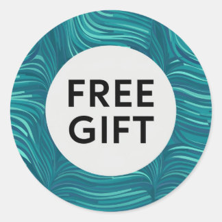 Classic Ronde Sticker Mooi Gratis Cadeauontwerp