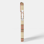 Classic Rood & Zwart Tartan Plaid - Rustiek Geweve Case-Mate iPhone Case (Achterkant / Links)